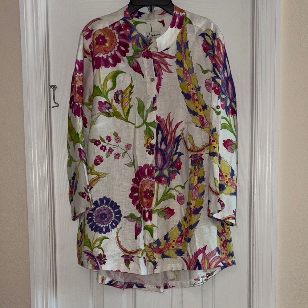 Floral Button-Up Shirt